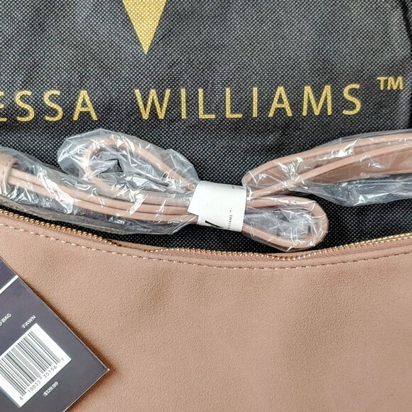 Vanessa Williams Hobo Bag with Gold Accents - NEW! - Picture 6 of 9